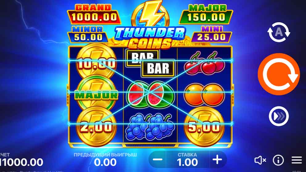 Thunder Coins: Hold and Win